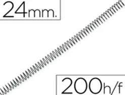 PLUS OFFICE ESPIRALES P.56 4:1 24MM C/100 3034EMN24 MAK215247