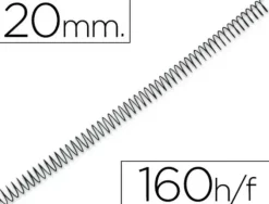 PLUS OFFICE ESPIRALES P.56 4:1 20MM C/100 3034EMN20 MAK215245