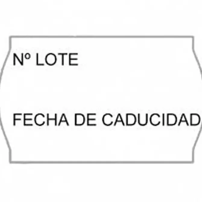 PLUS OFFICE ETIQUETA MAQUINA LOTE 26X16 E264P21 MAK215005
