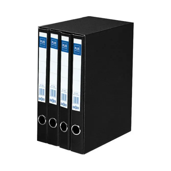 PLUS OFFICE MODULO 4 CARPETAS PLUS Fº NEGRO 3001 NEGRO MAK180072