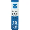 PLUS OFFICE PAPEL FAX PLUS TERMICO 210MMX15MX12 210X15 MAK001051
