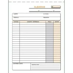 PLUS OFFICE TALONARIO 4 ALBARAN NAT. T118 T118 MAK755089