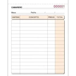 PLUS OFFICE TALONARIO 8 CAMARER NAT. T58 T58 MAK035490