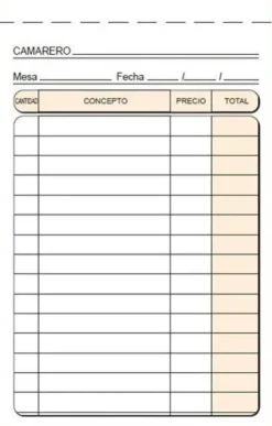 PLUS OFFICE TALONARIO BOLS CAMAR TRIP T141 T141 MAK035095