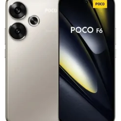 POCO F6 5G SMARTPHONE PANTALLA AMOLED 6.67 - 8GB - 256GB - CAMARA PRINCIPAL 50MP - BATERIA 5000MAH - ADMITE CARGA DE 90W - COLOR TITANIO