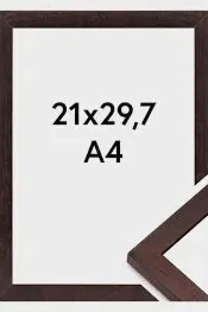 PORTAFOTO A4 21X29,7CM MADERA MARRON
