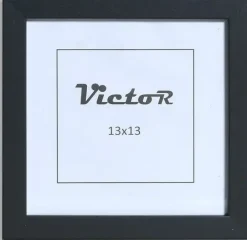 PORTAFOTO MARCO 15X15CM MADERA NEGRO CUADRADO