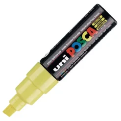 POSCA PC-8K AMARILLO PUNTA BISELADA 8,0MM MAK119467