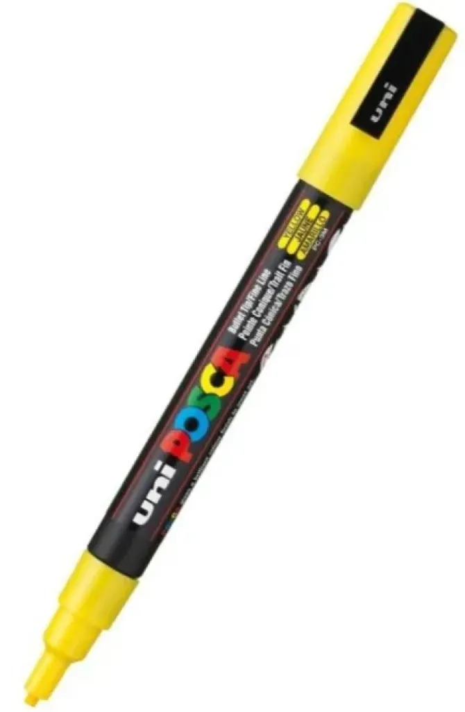 POSCA PC-3M AMARILLO 0,9-1,3MM
