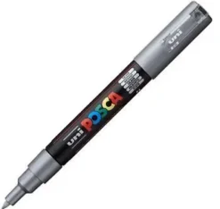 POSCA PC-1M GRIS PLATA 0,7-1MM FINO