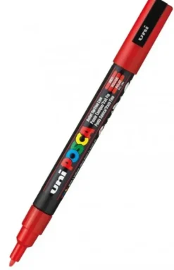POSCA PC-3M ROJO PC-3M 0,9-1,3MM PUNTA MEDIA