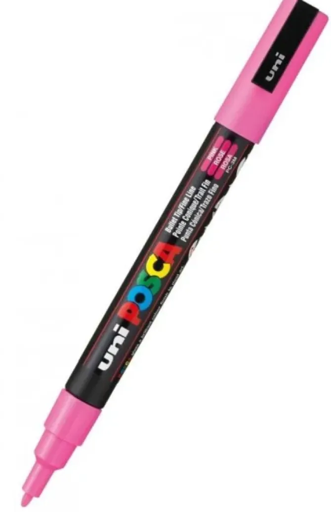 POSCA PC-3M ROSA 0,9-1,3MM PUNTA MEDIA
