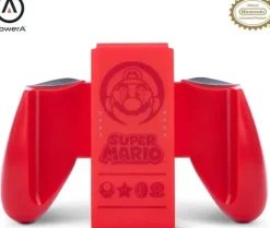 POWERA COMFORT GRIP JOY-CON PARA NINTENDO SWITCH - SUPER MARIO RED