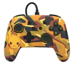 POWERA MANDO CON CABLE ENHANCED PARA NINTENDO SWITCH - CAMO STORM PIKACHU