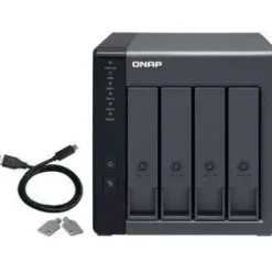 QNAP TR-004 CAJA DE EXPANSION RAID USB 3.0 - 4 BAHIAS 2.5, 3.5 - VENTILADOR 120MM