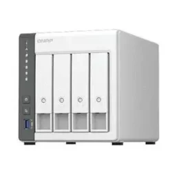 QNAP TS-433 NAS TORRE PROCESADOR ARM CORTEX-A55 - MEMORIA 4GB - 4 BAHIAS 2.5, 3.5 - USB, RJ-45 2.5GB - VENTILADOR 120MM
