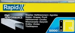 RAPID GRAPAS CLAVADORA 13/6 5MM RAPID 5.000 UDS