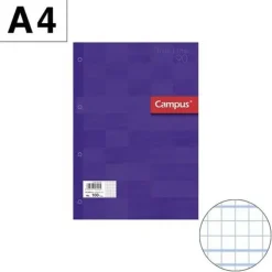 RECAMBIO A4 100H 90G 4TALADROS CUDRO MELA 4MM 003235