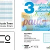 RECAMBIO LIDERPAPEL A4 PAUTAGUIA 100 HOJAS 75 G CUADRICULADO PAUTADO 3 MM CON MARGEN 4 TALADROS
