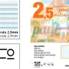 RECAMBIO LIDERPAPEL FOLIO PAUTAGUIA 100 HOJAS 75 G CUADRICULADO PAUTADO 2,5 MM CON MARGEN 4 TALADROS
