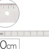 REGLA LIDERPAPEL 60 CM PLASTICO CRISTAL