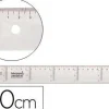 REGLA LIDERPAPEL 30 CM PLASTICO CRISTAL