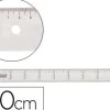 REGLA LIDERPAPEL 50 CM PLASTICO CRISTAL