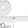 REGLA M+R 20 CM PLASTICO TRANSPARENTE