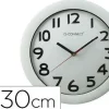 RELOJ PARED CROMADO 30 CM 22366