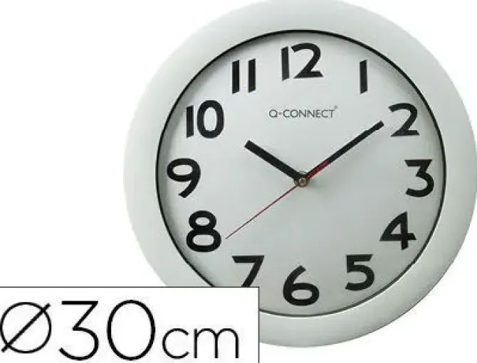 RELOJ PARED CROMADO 30 CM 22366
