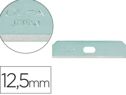 REPUESTO CUTER OLFA ANCHO 12,5 MM BLISTER DE 10 UNIDADES PARA CUTER SEGURIDAD SK-7