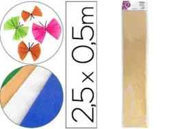 ROL.CREPE ALUM.ORO 0,50X2,50 PAPEL PINOCHO CS35746
