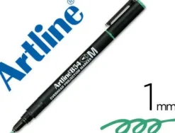 ROTULADOR ARTLINE RETROPROYECCION PUNTA FIBRA PERMANENTE EK-854 VERDE -PUNTA REDONDA 1 MM