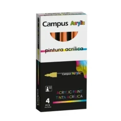 ROTULADOR CAMPUS ACRYLIC NARANJA