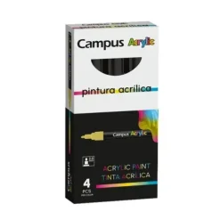 ROTULADOR CAMPUS ACRYLIC NEGRO