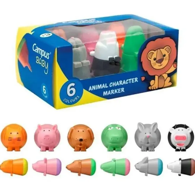 ROTULADOR CAMPUS BABY ANIMALITOS /6UD 081386