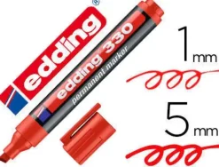 ROTULADOR EDDING 330 ROJO