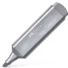 ROTULADOR FABER FLUORESCENTE BRILLANTE PLATA TEXLINER 46 METALICO