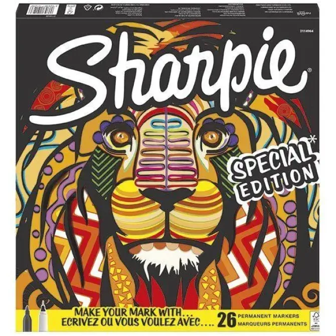 ROTULADOR SHARPIE 26 COLORES LION