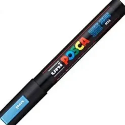ROTULADOR UNI POSCA PC-5M AZUL METALICO