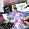 ROTULADORES DOBLE PUNTA FINE BRUSH 48 COLORES