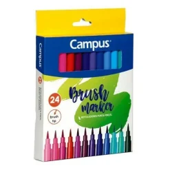 ROTULADORES PUNTA PINCEL CAMPUS 24 COLORES 630844