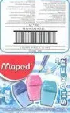 SACAPUNTAS PLASTICO 534755 2 USOS CON DEPOSITO EXPOSITOR DE 20 UNIDADES