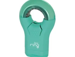 SACAPUNTAS SERVE RING CON GOMA DE BORRAR 1 USO EXPOSITOR DE 8 UNIDADES COLORES SURTIDOS