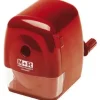 SACAPUNTAS SOBREMESA M+R MANUAL COLOR ROJO