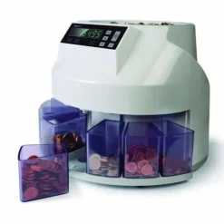 SAFESCAN 1250 CONTADORA Y CLASIFICADORA DE MONEDAS - 220 MONEDAS POR MINUTO - CAPACIDAD HASTA 500 MONEDAS