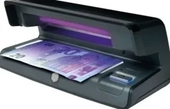 SAFESCAN 70 DETECTOR DE BILLETES FALSOS UV - REFLECTOR INTEGRADO - AREA RETROILUMINADA DE LUZ BLANCA - APTO PARA PASAPORTES, DOCUMENTOS DE IDENTIFICACION Y TARJETAS DE CREDITO