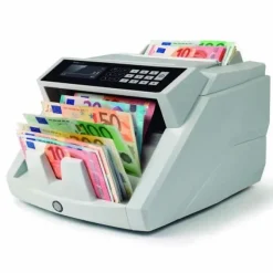 SAFESCAN 2465-S CONTADORA DE BILLETES - PUEDE CONTAR BILLETES DE EURO MEZCLADOS - CAPACIDAD HASTA 300 BILLETES - 1000 BILLETES POR MINUTO - DETECCION DE BILLETES FALSOS