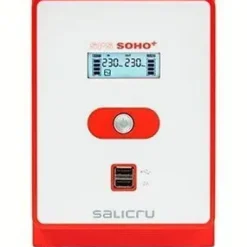 SALICRU SPS 2200 SOHO+ SISTEMA DE ALIMENTACION ININTERRUMPIDA - SAI/UPS - DE 2200 VA LINE-INTERACTIVE - DOBLE CARGADOR USB - COLOR ROJO