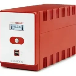 SALICRU SPS 1600 SOHO+ SISTEMA DE ALIMENTACION ININTERRUMPIDA - SAI/UPS - 1600 VA - LINE-INTERACTIVE - DOBLE CARGADOR USB - COLOR ROJO